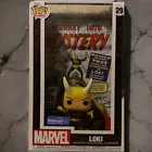 new Funko Pop Figure Comic Book Cover Case Marvel Loki Walmart Exclusive #29