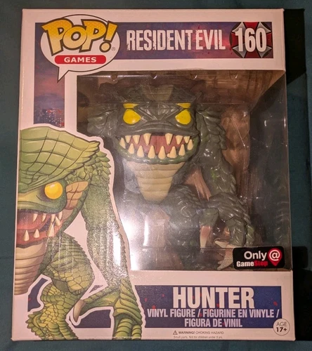 New Funko Pop Games 160 Hunter Resident Evil Vaulted GameStop Exclusive