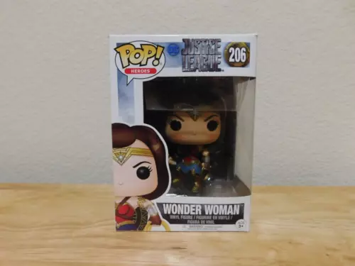 New Funko Pop Heroes DC Justice League #206 Wonder Woman vinyl figure