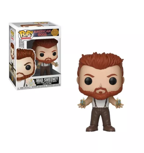 NEW Funko POP! Mad Sweeney 681 American Gods Irish leprechaun (damage)