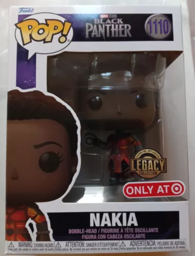 New Funko Pop Marvel Black Panther Nakia #1110 Target Exclusive Legacy