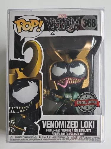 NEW Funko POP! MARVEL Venomized Loki Venom # 368 Special Edition w/ Protector