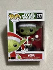 NEW Funko POP! Yoda 277 (eyes wide open) Christmas Santa Star Wars (Damaged)
