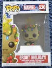 New In Box FUNKO POP! MARVEL 530 GROOT (Holiday) Bobble-Head Figurine