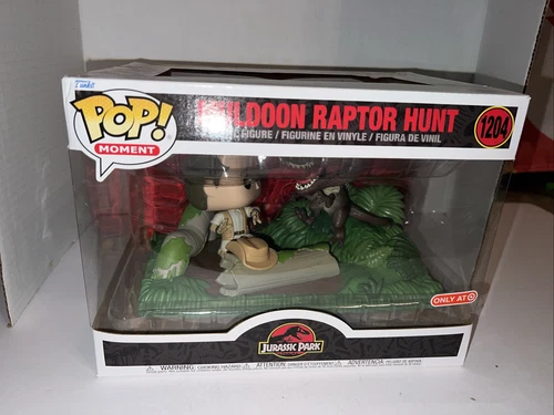 New Jurassic Park Funko POP! Movie Moment Muldoon Raptor Hunt # 1204