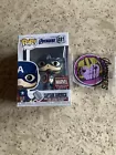 New ListingFunko Pop Marvel Captain America 481 Avengers Endgame Collector Corps + Coasters