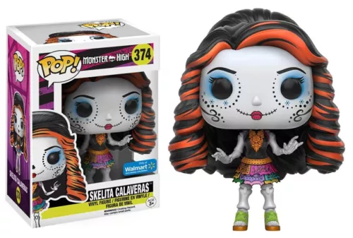 New Skelita Calaveras Funko Pop Vinyl 374 Monster High Walmart Exclusive Vaulted