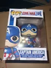 NIB Funko Pop! - Marvel Comics Civil War - Captain America #125 Vinyl Figure