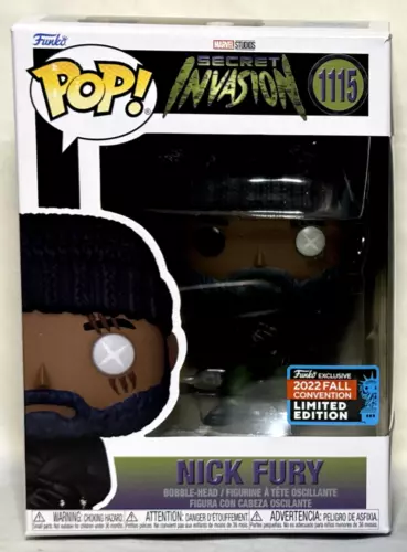 Nick Fury Funko POP! Marvel #1115 Secret Invasion NYCC 2022 Exclusive