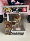 Nightmare Freddy Funko pop Vinyl #111 Five Nights At Freddy’s FNAF, Fast Postage
