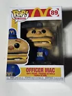 Officer Mac Pop #89 McDonald's Funko Pop Ad Icons 2020 w/protector