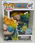 One Piece #1477 Marco Funko Pop! Anime Vinyl Figure SE Sticker P/P In hand