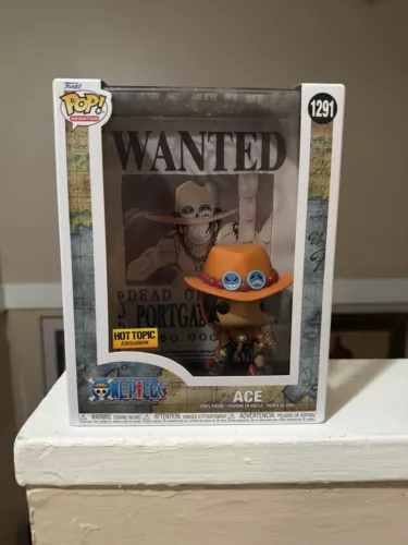 One Piece Ace Wanted Poster #1291 Hot Topic Exclusive Vaulted/Retired Funko Pop