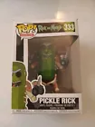 Pickle Rick #333 Funko Pop 2017 Good Condition