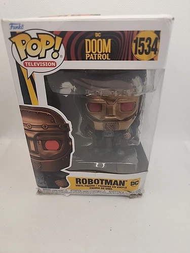(pkg damage) Doom Patrol Robotman Funko Pop! Vinyl Figure #1534 In-Stock