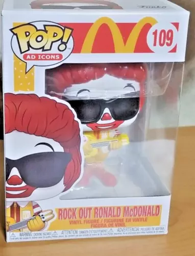 Pop! Ad Icons: McDonalds - Rock Out Ronald #109 NIB