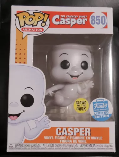 PoP! ANIMATION Casper The Friendly Ghost 850 Funko Limited Ed. Glows in the Dark