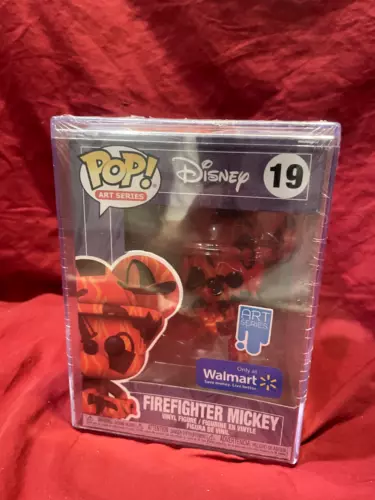 Pop!  Art Series #19 - Firefighter Mickey - Disney - Walmart Exclusive