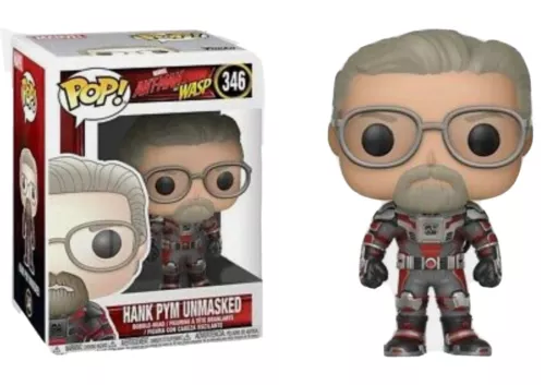 Pop Funko Marvel Ant-Man & The Wasp Hank Pym (Unmasked) #346 New Protector Inc