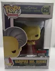 Pop Funko - The Simpsons Treehouse Of Horror: Vampire Mr Burns #825 Limited