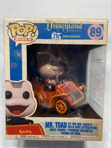 POP! Mr. Toad at the Wild Ride Attraction Disneyland FREE SHIPPING #89 (A10T)