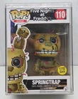 Pop Vinyl Five Nights At Freddy's Springtrap #110 Games Glows Funko NIB Ave Box