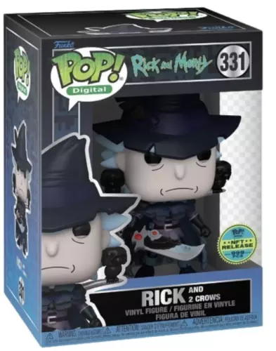 **Pre-Order** Funko Pop! Digital Rick and 2 Crows (Grail) #331