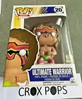 RARE 2016 Ultimate WARRIOR WWE 20 Funko Pop Vinyl New in Box + Protector