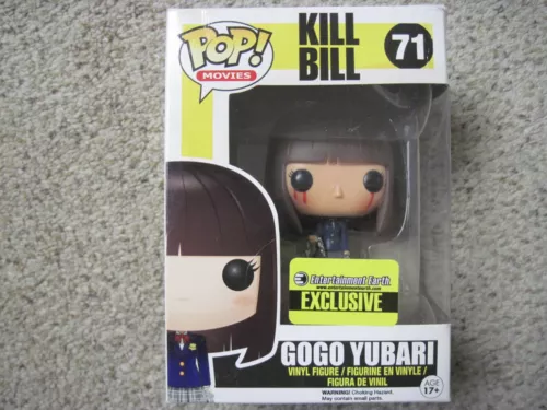 RARE FUNKO POP MOVIES KILL BILL 71 BLEEDING EYES GOGO YUBARI EXCLUSIVE W/BOX