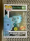 RARE Hologram Rick Clone Glow GITD 667 Funko Pop Vinyl New in Mint Box + P/P