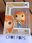 RARE NAMI One Piece 328 Funko Pop Vinyl New in Mint Box + Protector