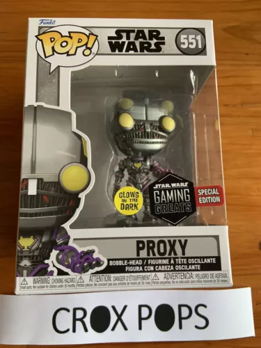 Rare PROXY GLOW Star Wars SWGG 551 Funko Pop Vinyl New in Mint Box + Protector
