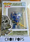 RARE T-51 POWER ARMOR FALLOUT 370 Funko Pop Vinyl New in Mint Box + Protector