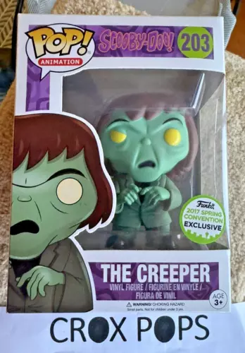 RARE THE CREEPER Scooby-Doo ECCC 203 Funko Pop Vinyl New in Mint Box + Hard Case