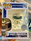 RARE WHITE RANGER + SWORD FE 1384 Funko Pop Vinyl New in Mint Box + PROTECTOR