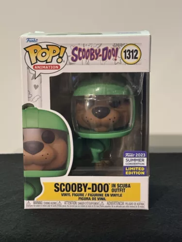 RARE/VAULTED Funko Pop! - Ltd Summer Conv Scooby Doo in Scuba Outfit -  no. 1312