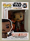 READ! Funko Pop Star Wars #347 Greef Karga The Mandalorian Carl Weathers
