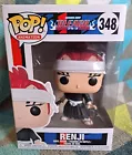 Renji Pop 348 - Bleach Funko Pop! 2018 - Vaulted + Protector - RARE