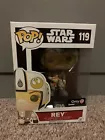 REY X-WING HELMET GAMESTOP FUNKO POP STAR WARS FORCE AWAKENS #119 + Protector