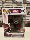 🎄Rocket Raccoon #396 Marvel Pop! Bobble Head Figure Special Edition Funko Pop