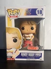 Rowdy Roddy Piper Target Excl Pop WWE Vaulted Funko Pop 18 With Protector