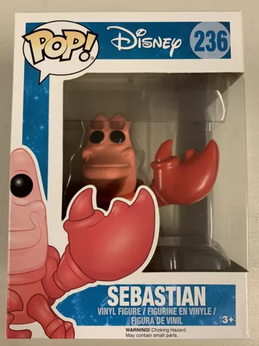 Sebastian 236 ~ Disney: The Little Mermaid ~ Funko Pop Vinyl + FREE PROTECTOR