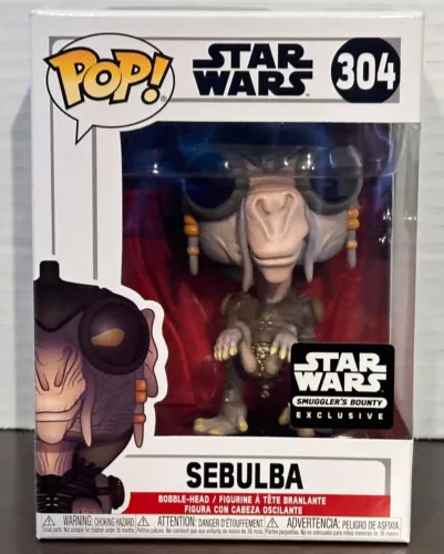 Sebulba Star Wars Smugglers Bounty Exclusive Funko Pop #304 In Protector