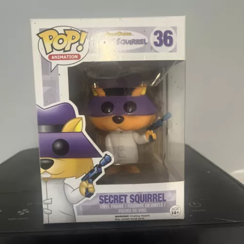 Secret Squirrel Funko Pop Vinyl Figure Vaulted Animation Hanna Barbera #36 New