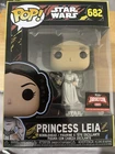 Slight Damaged  Box  FUNKO POP! - 2024 Target Con #682 - Star Wars PRINCESS LEIA