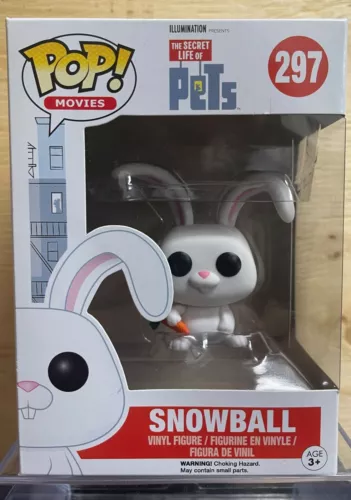 Snowball The Secret Life of Pets Funko POP! Movies Vinyl #297