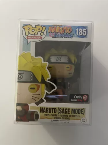 SPECIAL EDITION Naruto Sage Mode Funko Pop Animation #185 Shippuden W/ case