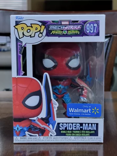 Spider-Man Funko Pop! Mech Strike Monster Hunters  #997 Walmart Exclusive NEW