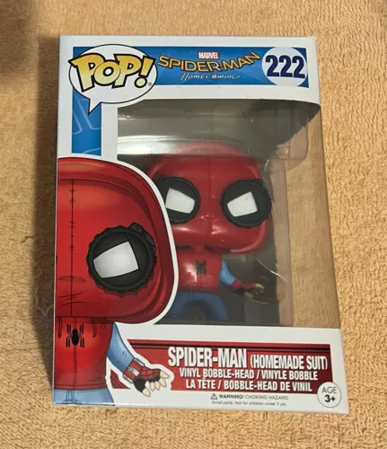 Spider-Man Homemade Suit Funko Pop Vinyl Figure #222 Marvel Spiderman Homecoming