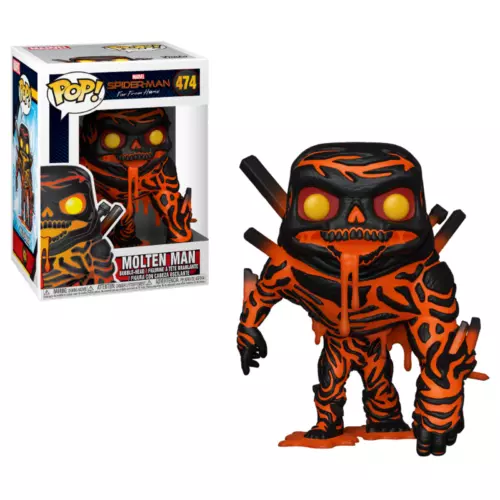 SPIDER-MAN MARVEL SPIDER-MAN FAR FROM HOME MOLTEN MAN funko pop figure 474